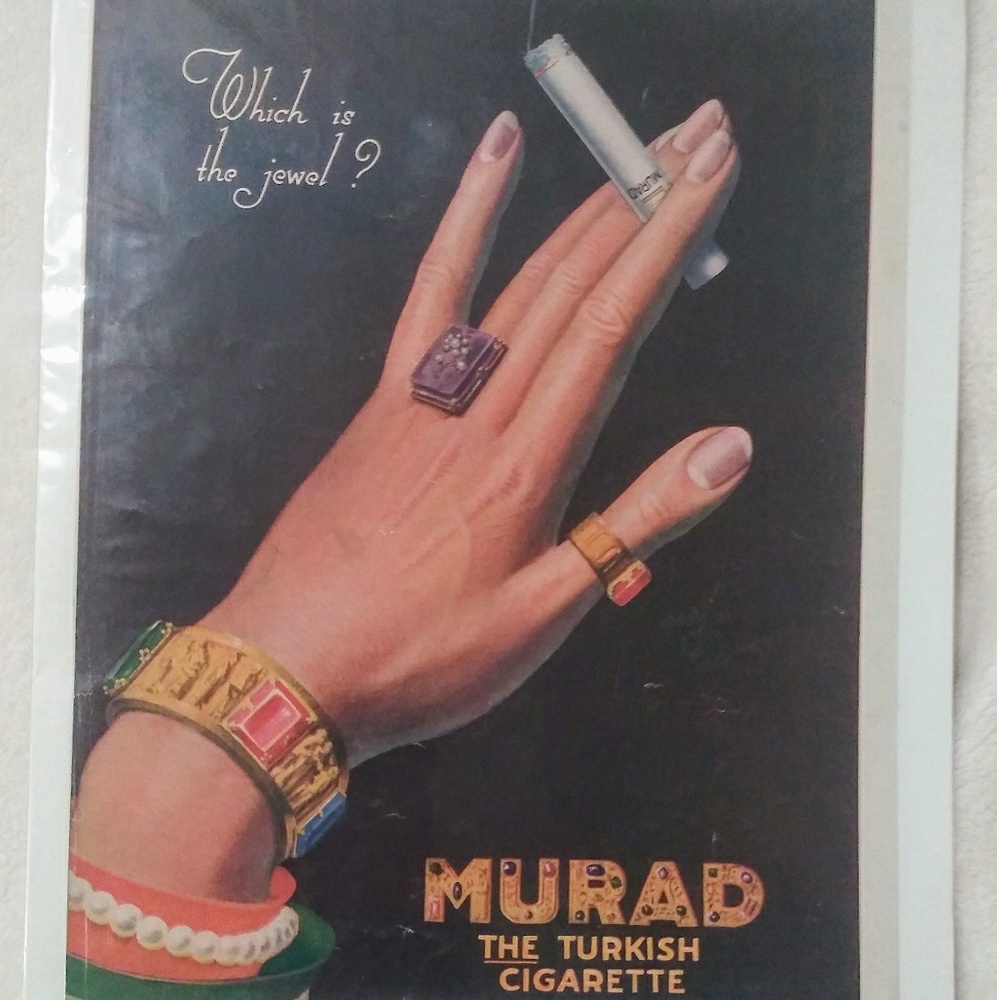 😍 1918 Murad Magazine Ad